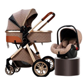 Luxury 3-in-1 Baby Stroller & Car Seat Combo – Premium Travel System for Newborns & Infants